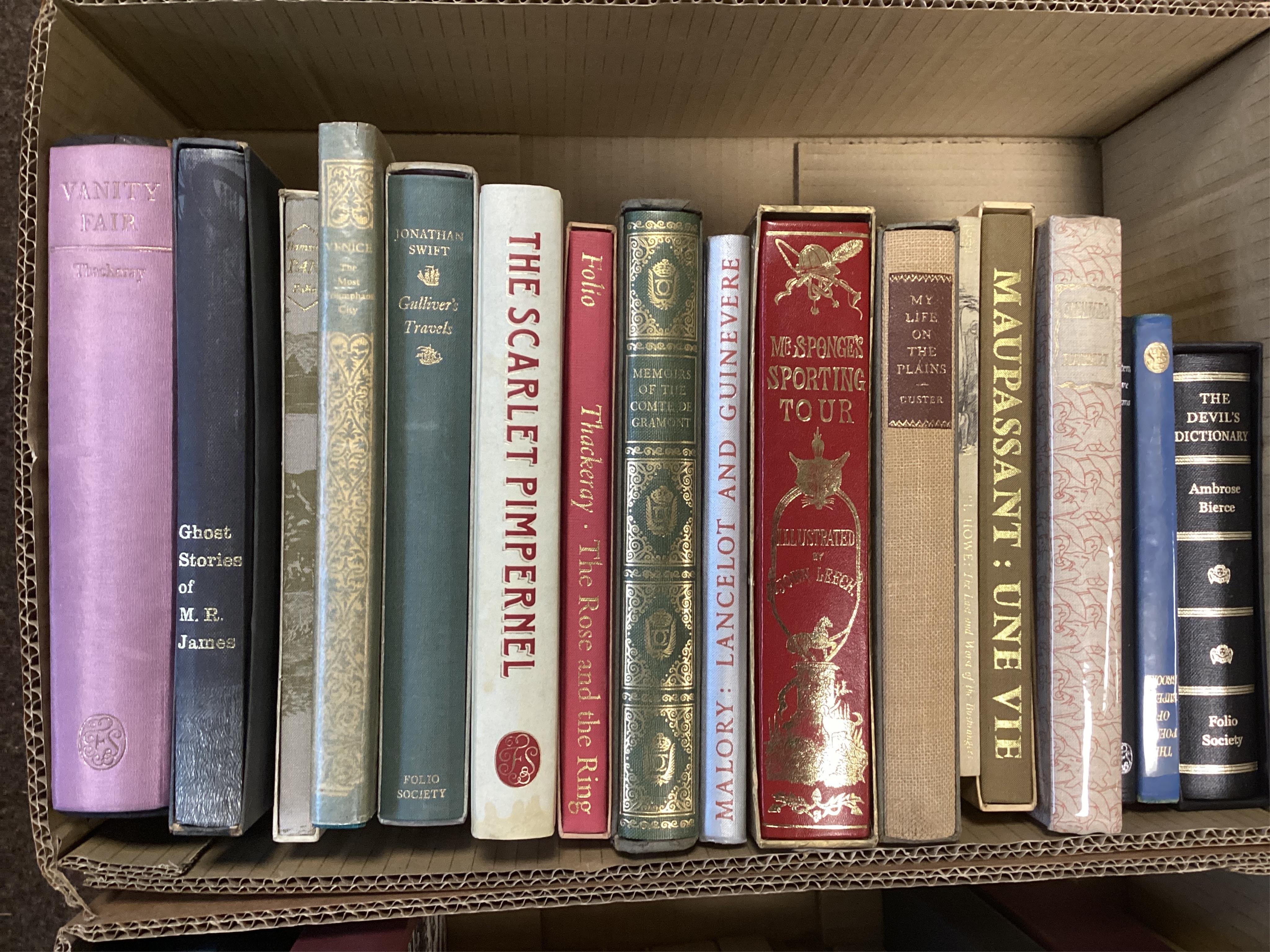 Folio society (32): works of Jane Austen and other collected novels, etc